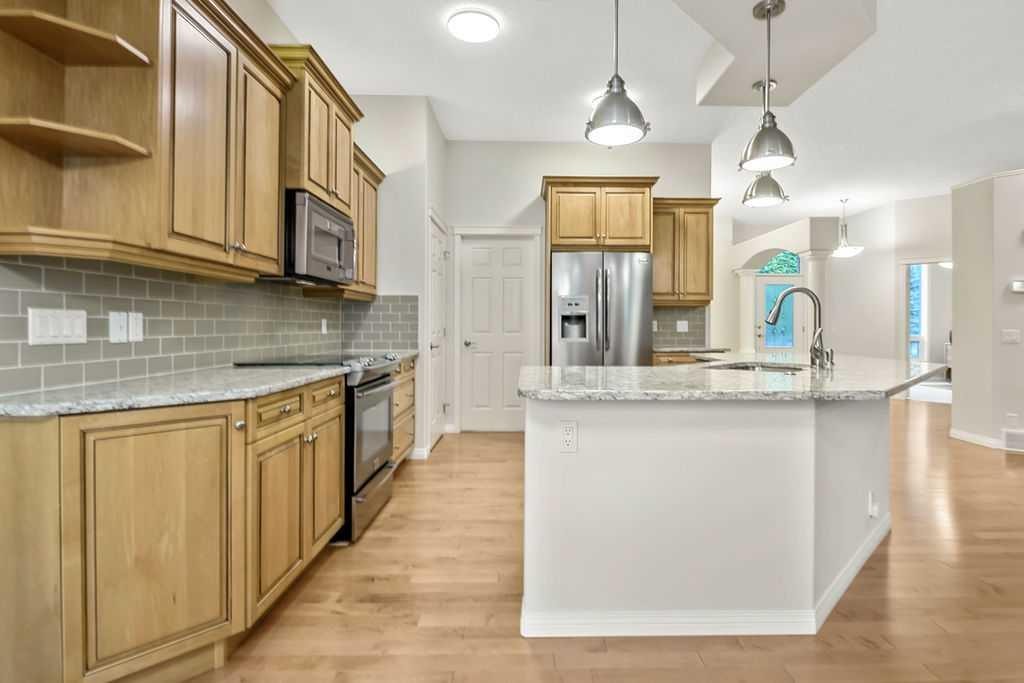 41 Cranston Drive Se, Calgary, AB - Indoor Photo Showing Kitchen With Upgraded Kitchen