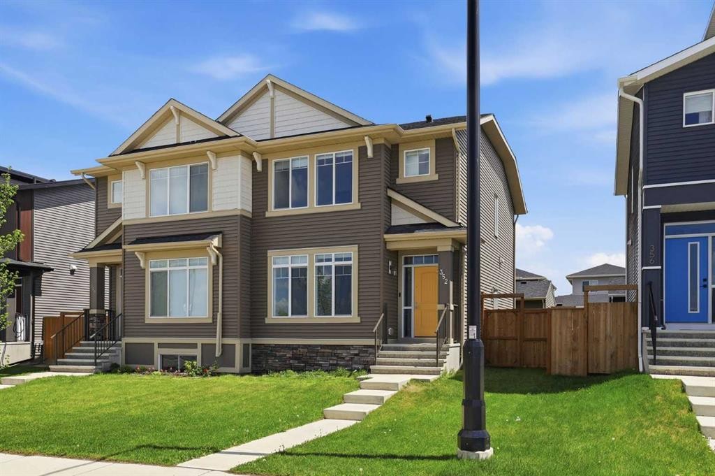 352 Dawson Drive, Chestermere, AB - Outdoor With Facade