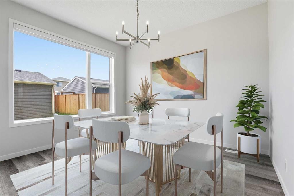 352 Dawson Drive, Chestermere, AB - Indoor Photo Showing Dining Room