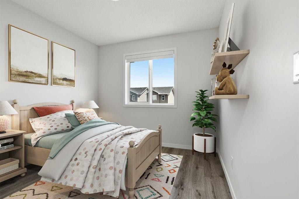 352 Dawson Drive, Chestermere, AB - Indoor Photo Showing Bedroom