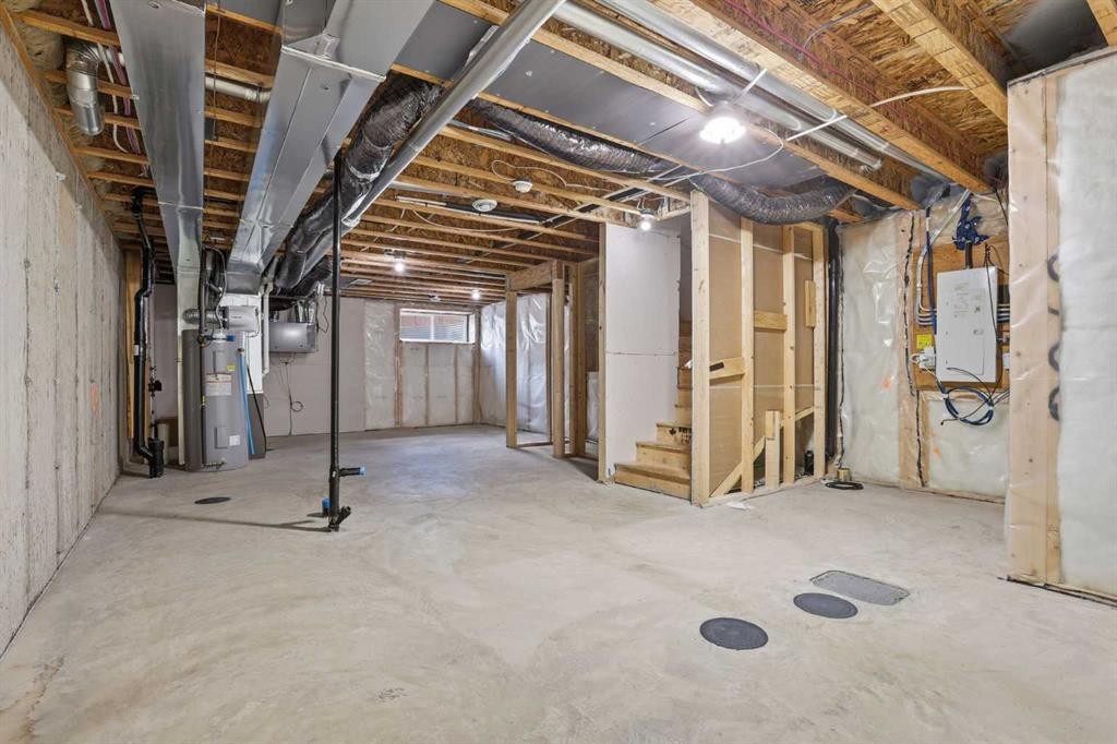 352 Dawson Drive, Chestermere, AB - Indoor Photo Showing Basement
