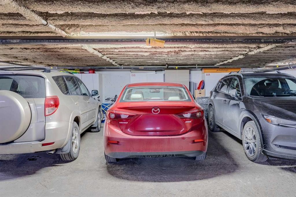 304-317 19 Avenue Sw, Calgary, AB - Indoor Photo Showing Garage