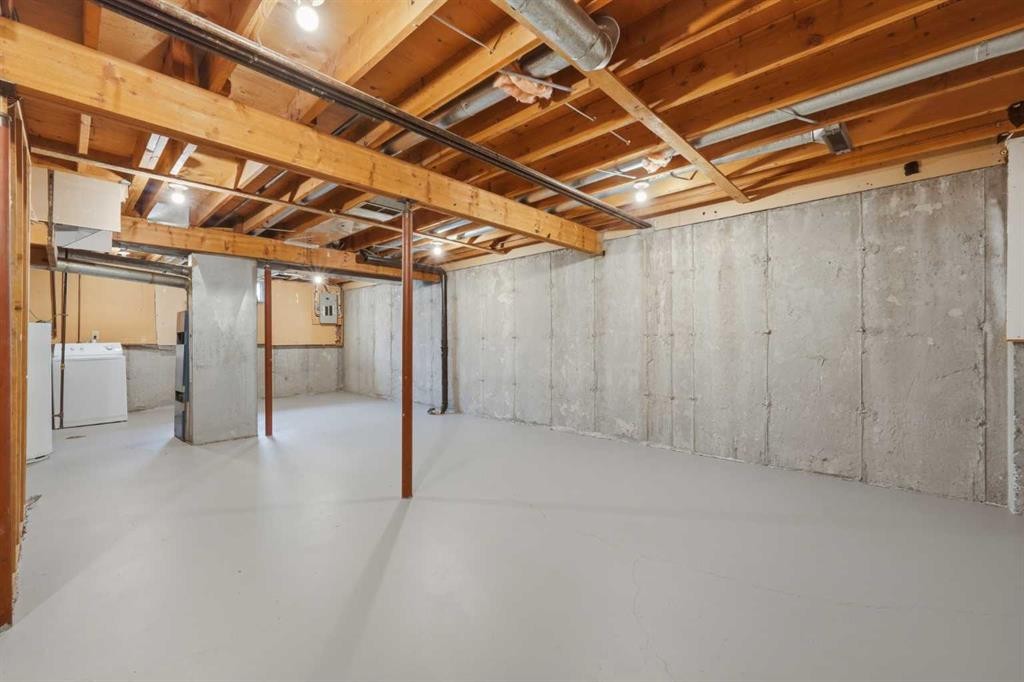 36 Falconer Terrace Ne, Calgary, AB - Indoor Photo Showing Basement