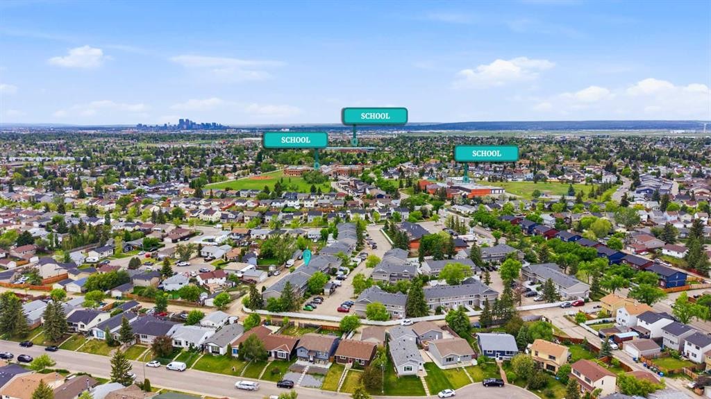 36 Falconer Terrace Ne, Calgary, AB - Outdoor With View