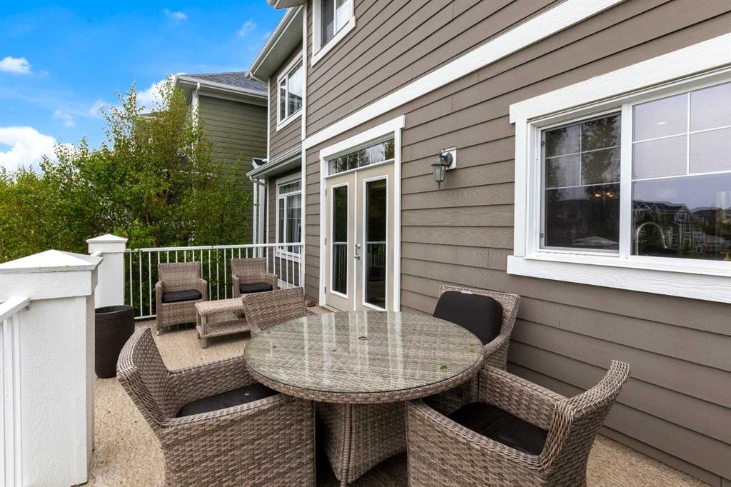 172 Ridge View Close, Cochrane, AB - Outdoor With Deck Patio Veranda With Exterior