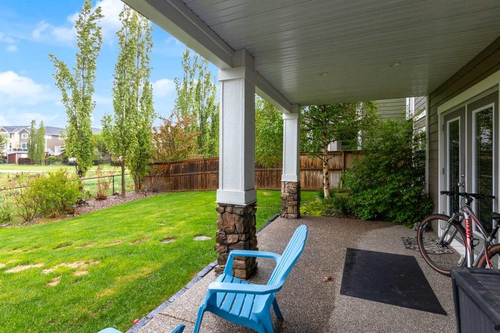 172 Ridge View Close, Cochrane, AB - Outdoor With Deck Patio Veranda With Exterior
