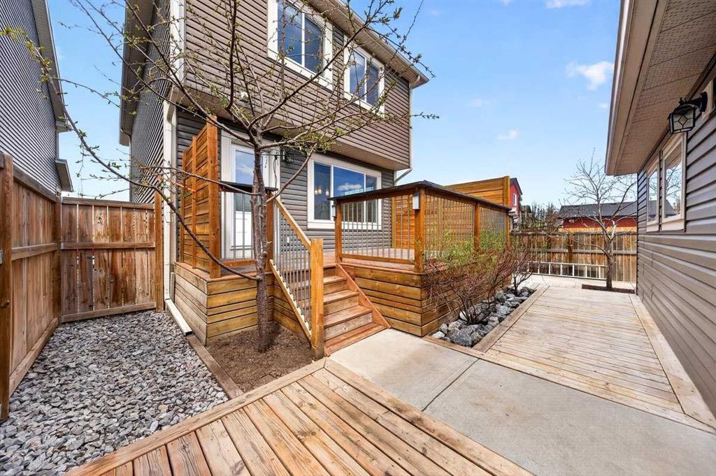 108 Auburn Crest Park Se, Calgary, AB - Outdoor With Deck Patio Veranda With Exterior