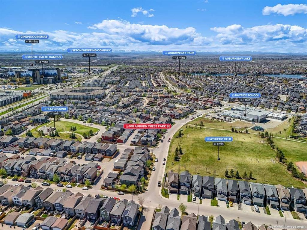 108 Auburn Crest Park Se, Calgary, AB - Outdoor With View