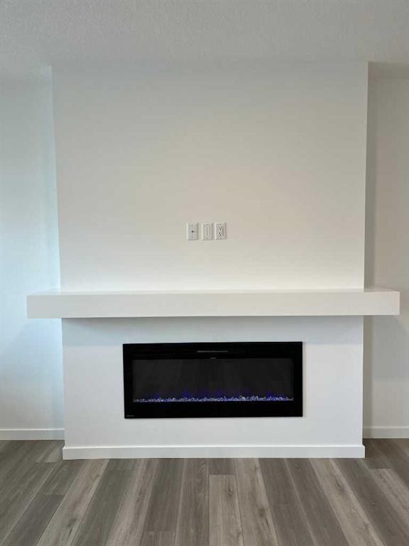 49 Legacy Point Terrace Se, Calgary, AB - Indoor Photo Showing Living Room With Fireplace