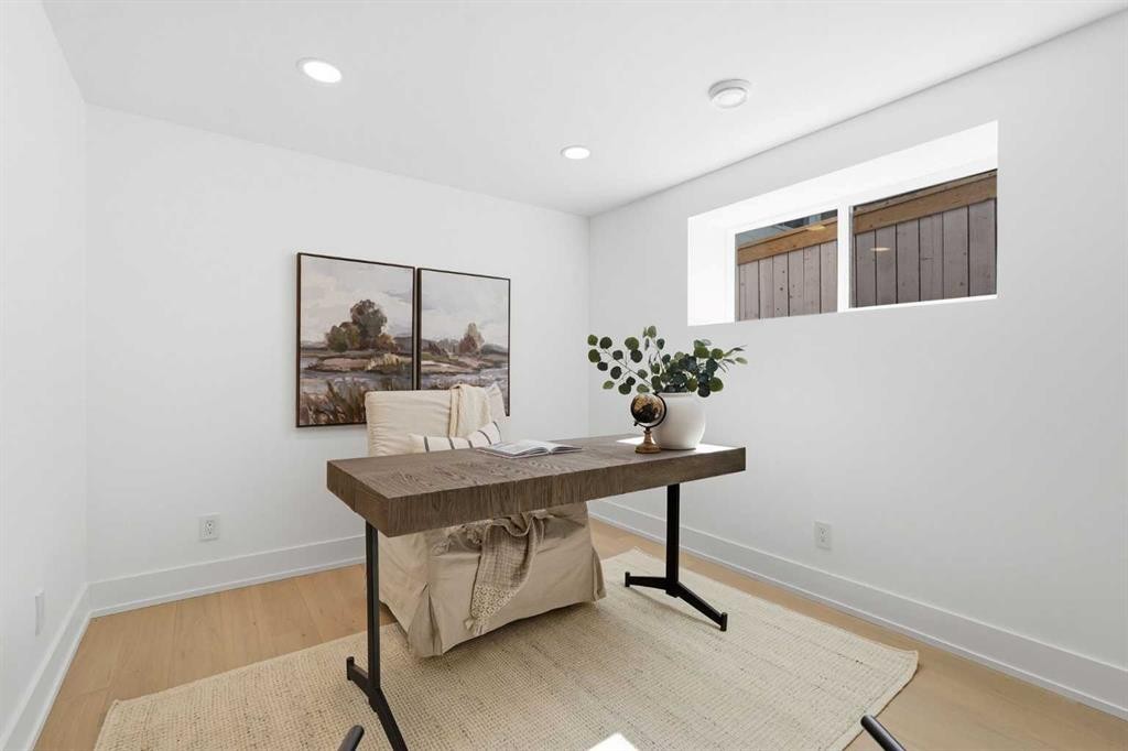 60 Lake Lucerne Close Se, Calgary, AB - Indoor Photo Showing Office