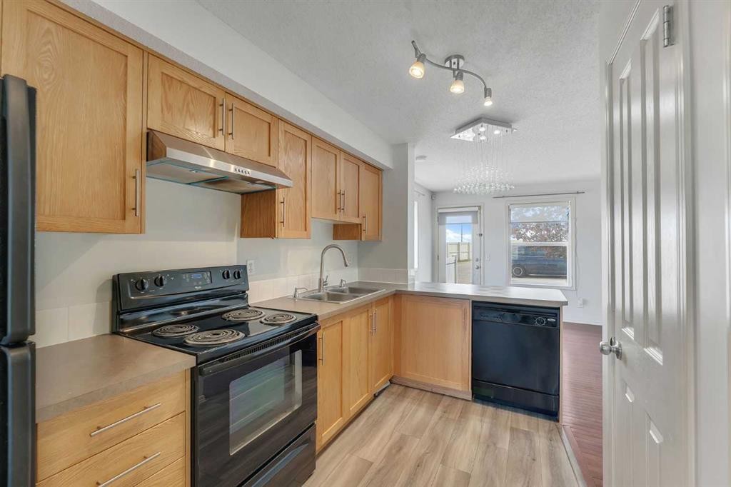 312 Saddlebrook Point Ne, Calgary, AB - Indoor Photo Showing Kitchen With Double Sink