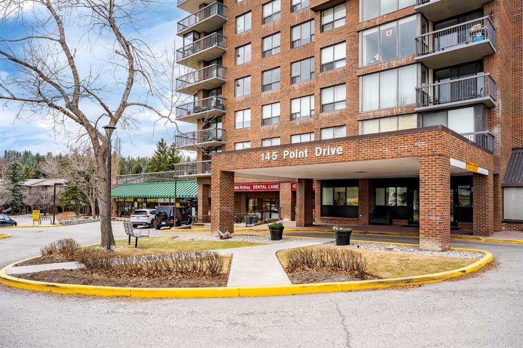 1002-145 Point Drive Nw, Calgary, AB - Outdoor With Balcony With Facade