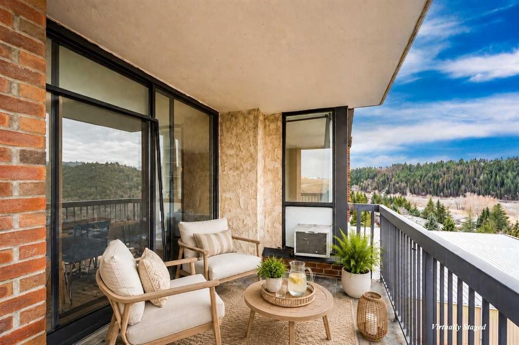 1002-145 Point Drive Nw, Calgary, AB - Outdoor With Balcony With Exterior
