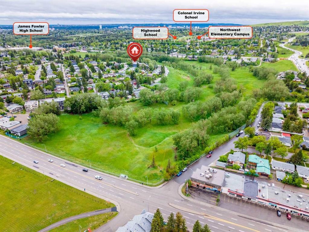 256 43 Avenue Nw, Calgary, AB - Outdoor With View