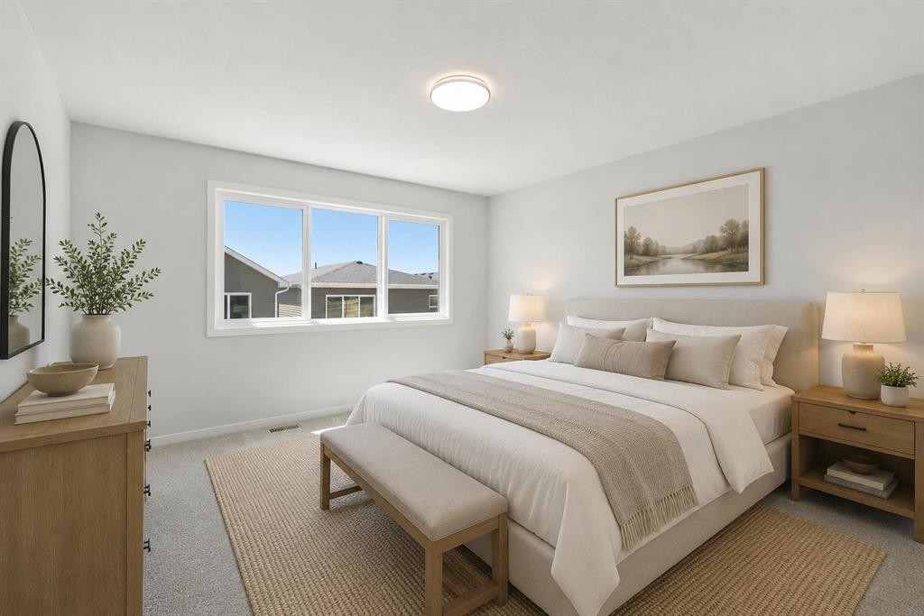 53 Snowberry Common Se, Calgary, AB - Indoor Photo Showing Bedroom