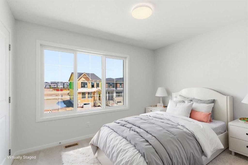 53 Snowberry Common Se, Calgary, AB - Indoor Photo Showing Bedroom