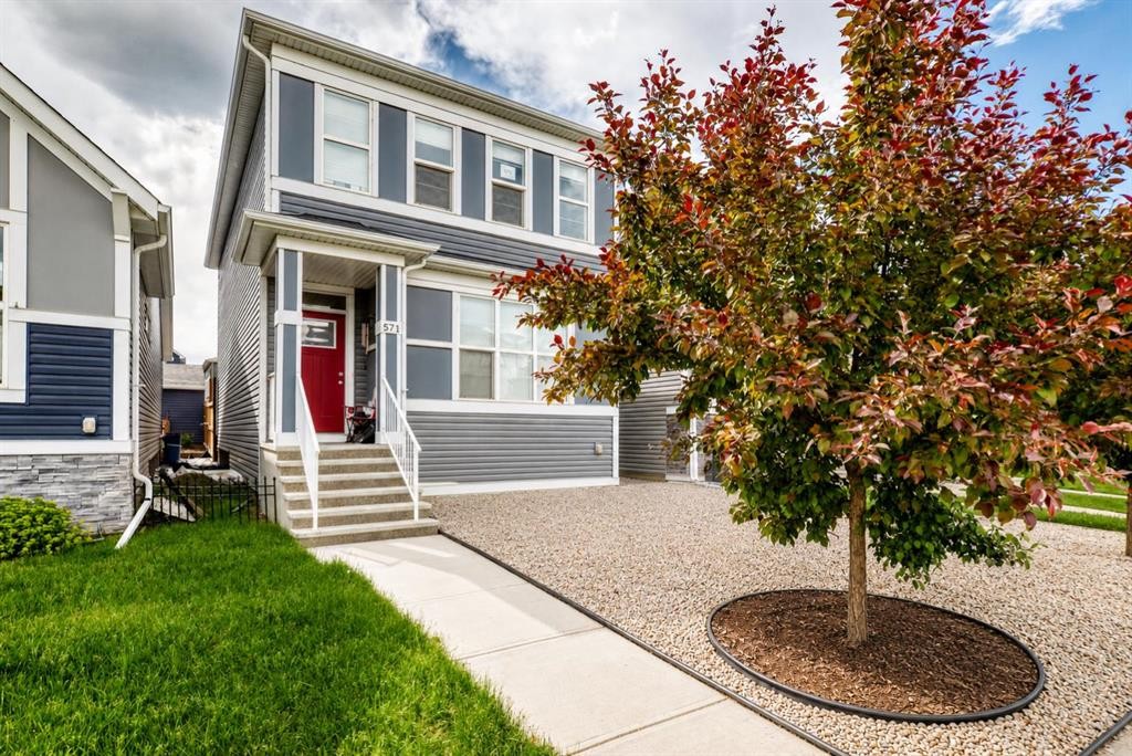 571 Seton Circle Se, Calgary, AB - Outdoor With Facade