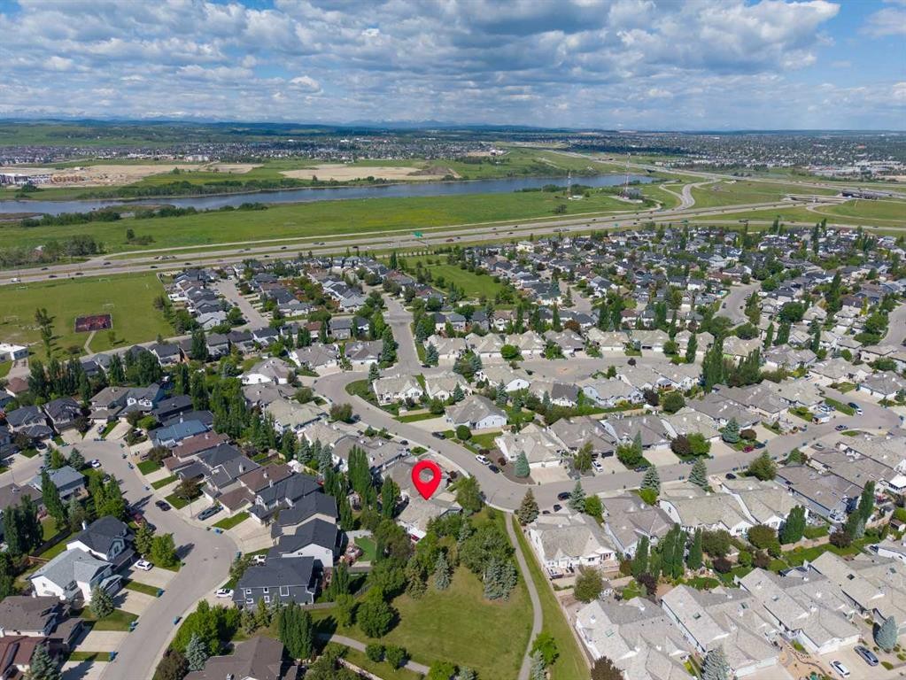69 Chaparral Villas Se, Calgary, AB - Outdoor With View
