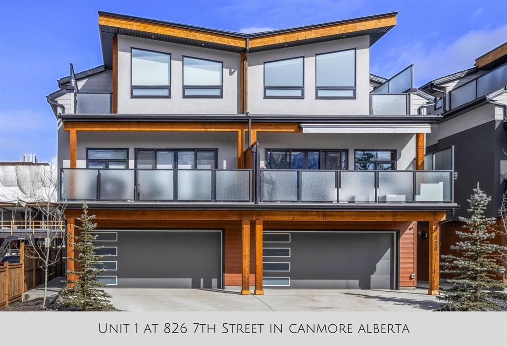 1-826 7Th Street, Canmore, AB - Outdoor
