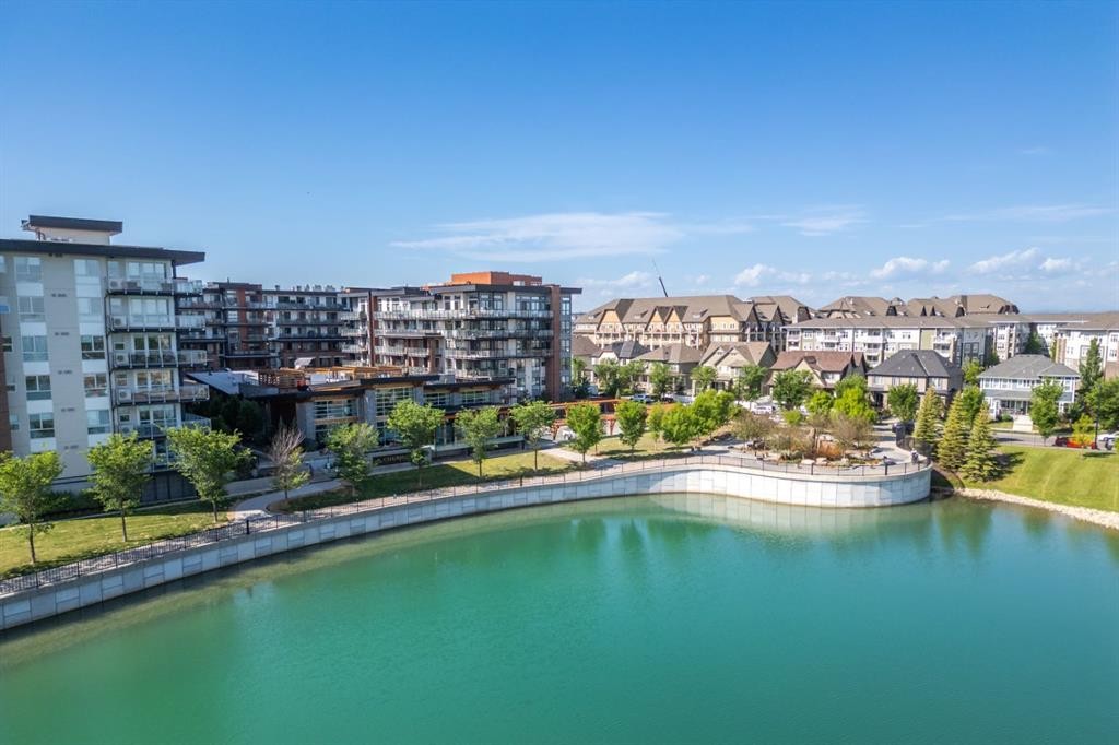 128-122 Mahogany Centre Se, Calgary, AB - Outdoor With Body Of Water With View
