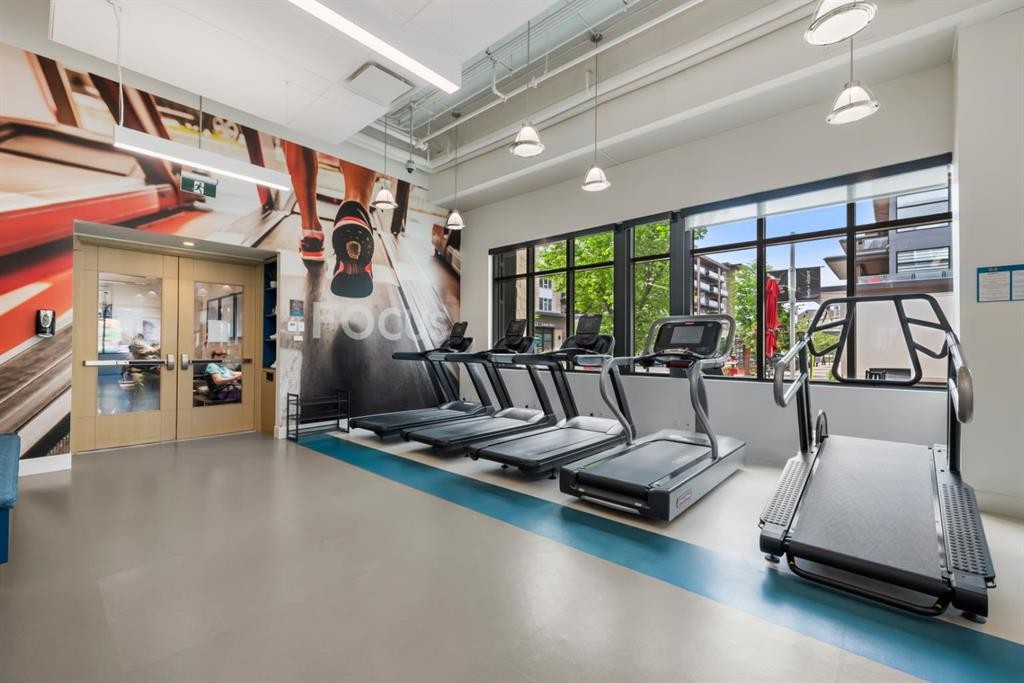 128-122 Mahogany Centre Se, Calgary, AB - Indoor Photo Showing Gym Room