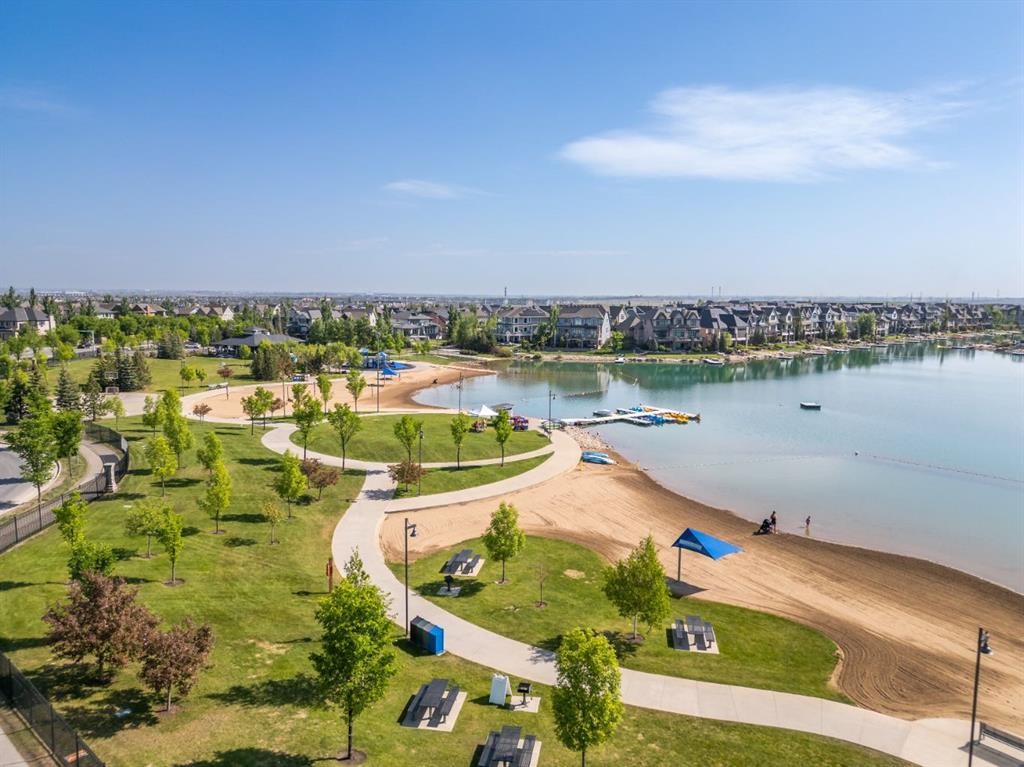 128-122 Mahogany Centre Se, Calgary, AB - Outdoor With Body Of Water With View