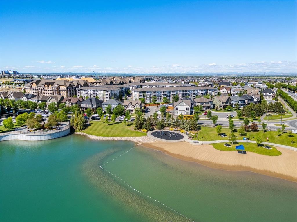 128-122 Mahogany Centre Se, Calgary, AB - Outdoor With Body Of Water With View