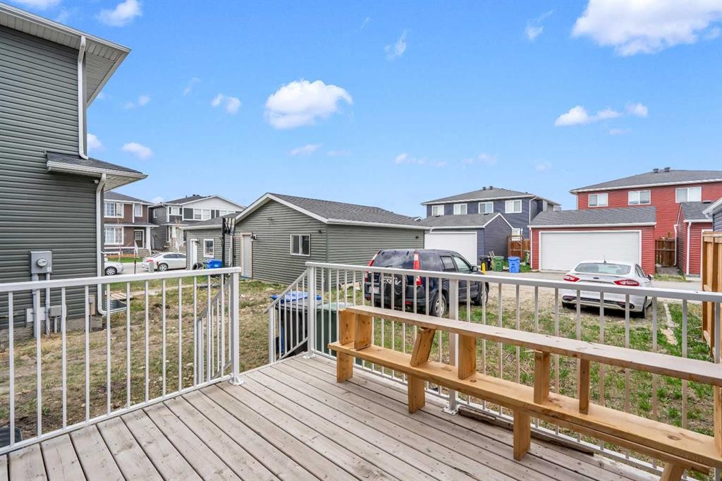 52 Red Embers Manor Ne, Calgary, AB - Outdoor With Deck Patio Veranda With Exterior