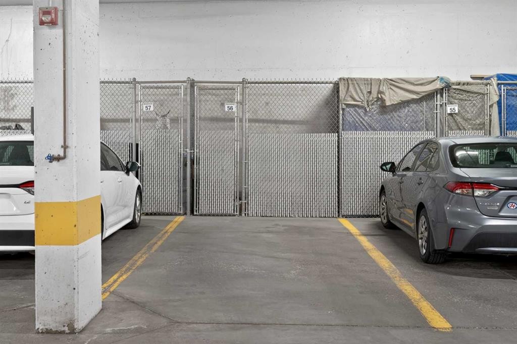 316-30 Cranfield Link Se, Calgary, AB - Photo Showing Garage