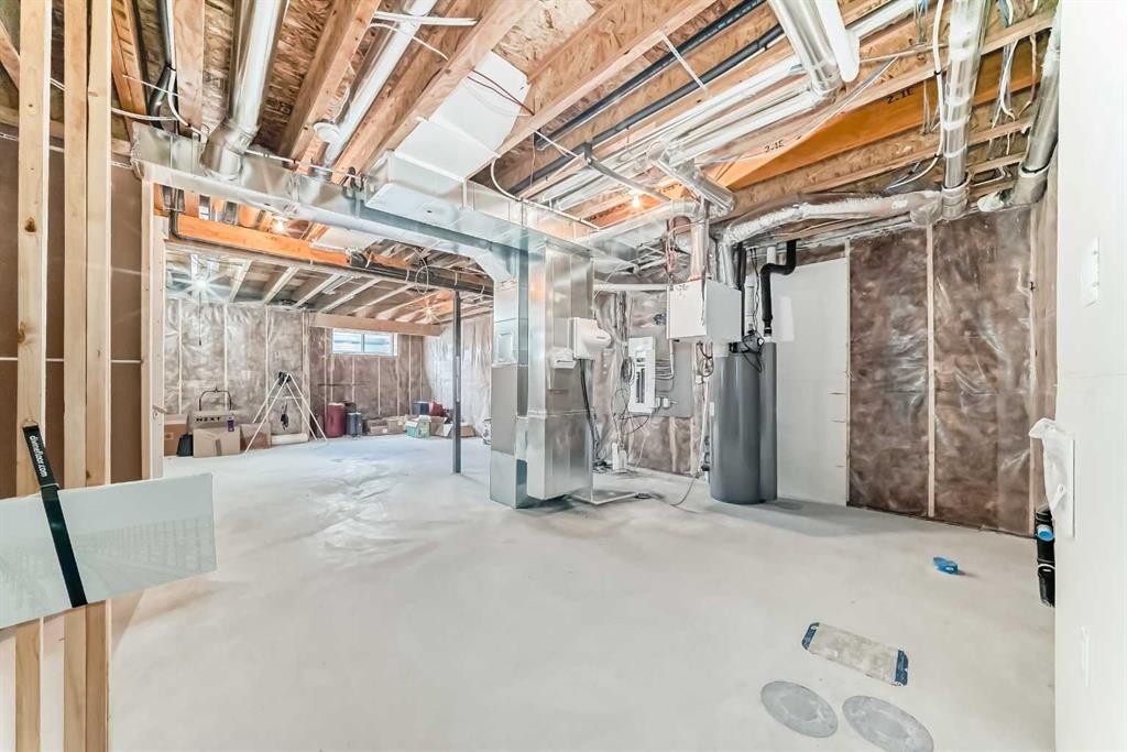 123 Red Sky Crescent Ne, Calgary, AB - Indoor Photo Showing Basement