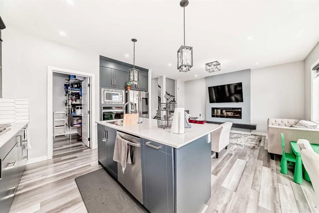 123 Red Sky Crescent Ne, Calgary, AB - Indoor Photo Showing Kitchen With Upgraded Kitchen