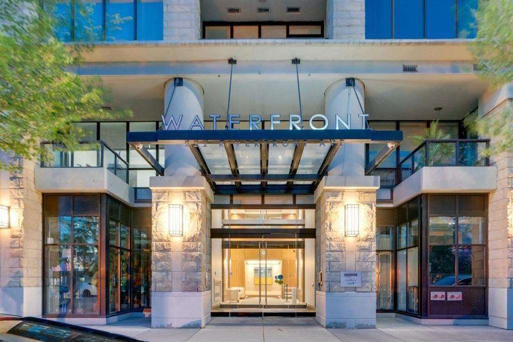 357-222 Riverfront Avenue Sw, Calgary, AB - Outdoor With Balcony With Facade
