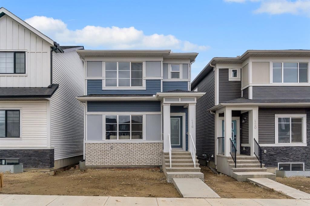 416 Lewiston Landing Ne, Calgary, AB - Outdoor With Facade