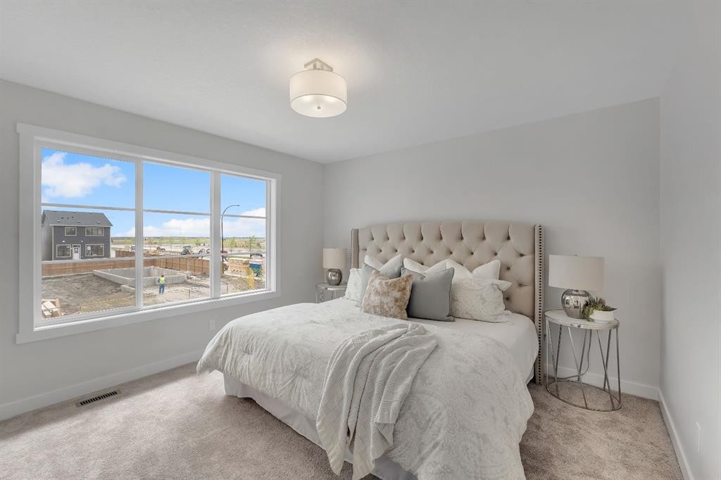 416 Lewiston Landing Ne, Calgary, AB - Indoor Photo Showing Bedroom