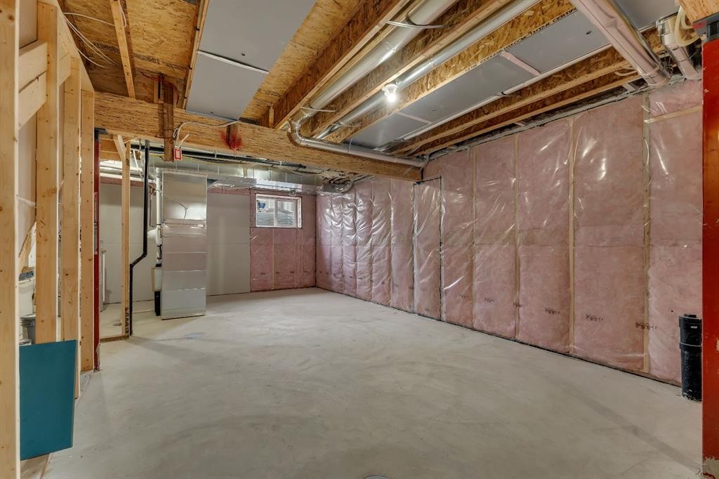 416 Lewiston Landing Ne, Calgary, AB - Indoor Photo Showing Basement
