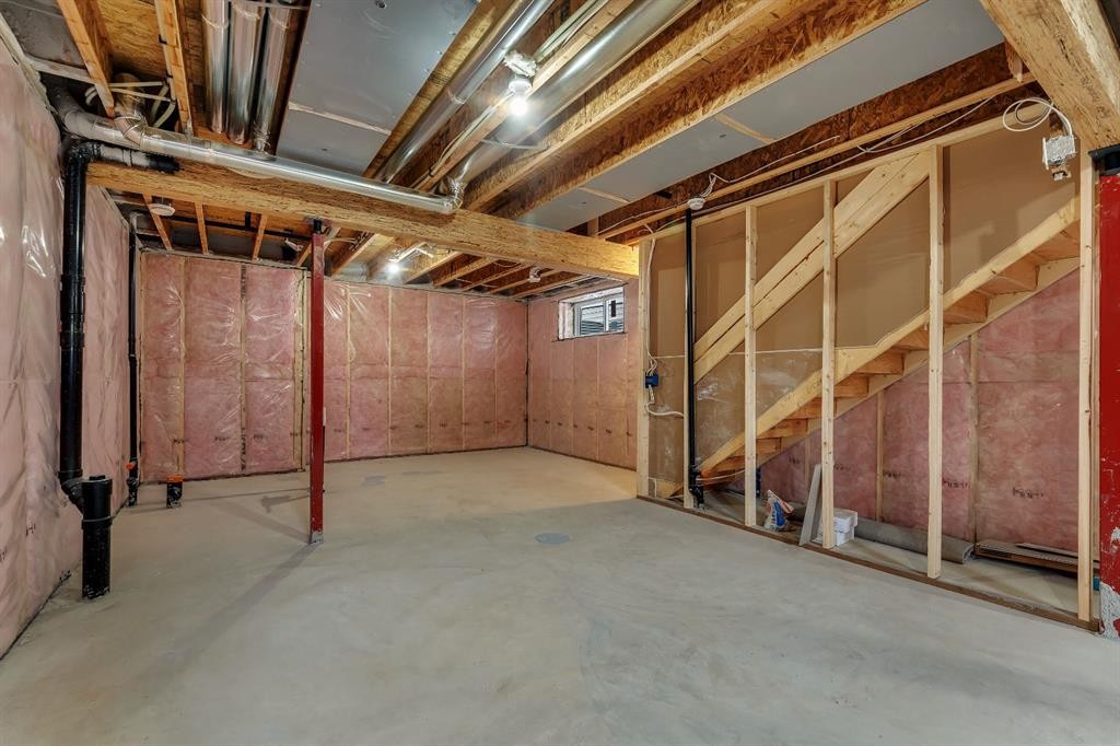 416 Lewiston Landing Ne, Calgary, AB - Indoor Photo Showing Basement