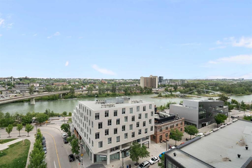 1004-519 Riverfront Avenue Se, Calgary, AB - Outdoor With View