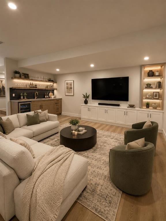 640 37 Street Sw, Calgary, AB - Indoor Photo Showing Living Room