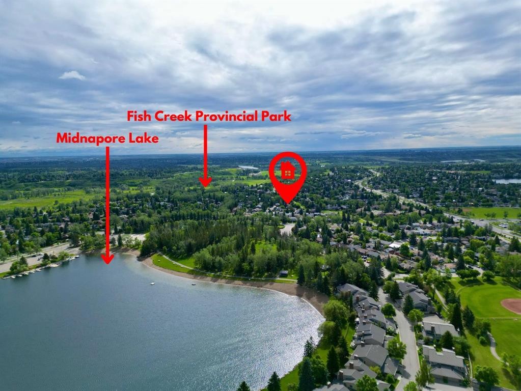 119 Midland Place Se, Calgary, AB - Outdoor With Body Of Water With View