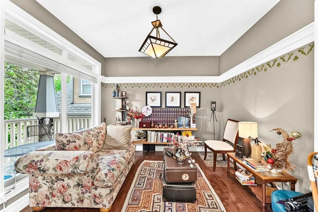 1748 Hidden Creek Way Nw, Calgary, AB - Indoor Photo Showing Living Room