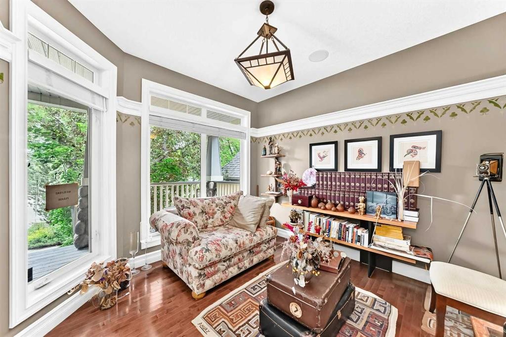 1748 Hidden Creek Way Nw, Calgary, AB - Indoor Photo Showing Living Room