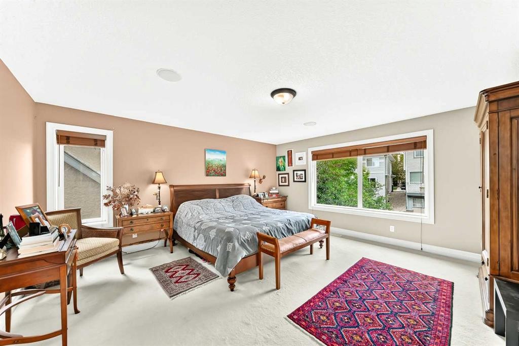 1748 Hidden Creek Way Nw, Calgary, AB - Indoor Photo Showing Bedroom