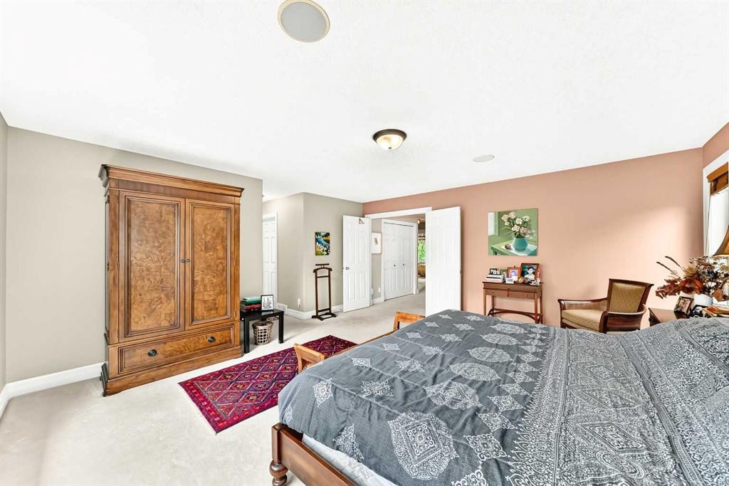 1748 Hidden Creek Way Nw, Calgary, AB - Indoor Photo Showing Bedroom