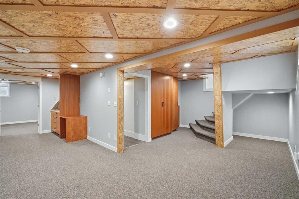 10012 Willowview Road Se, Calgary, AB - Indoor Photo Showing Basement