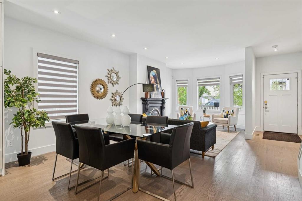 911 18 Avenue Sw, Calgary, AB - Indoor Photo Showing Dining Room