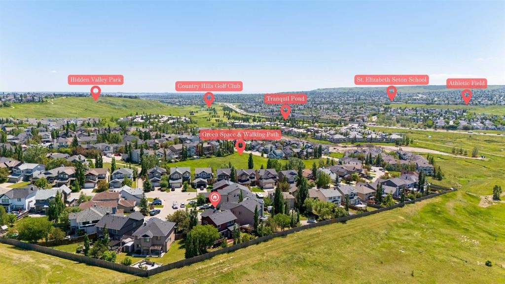 18 Hidden Creek Manor Nw, Calgary, AB - Outdoor With View