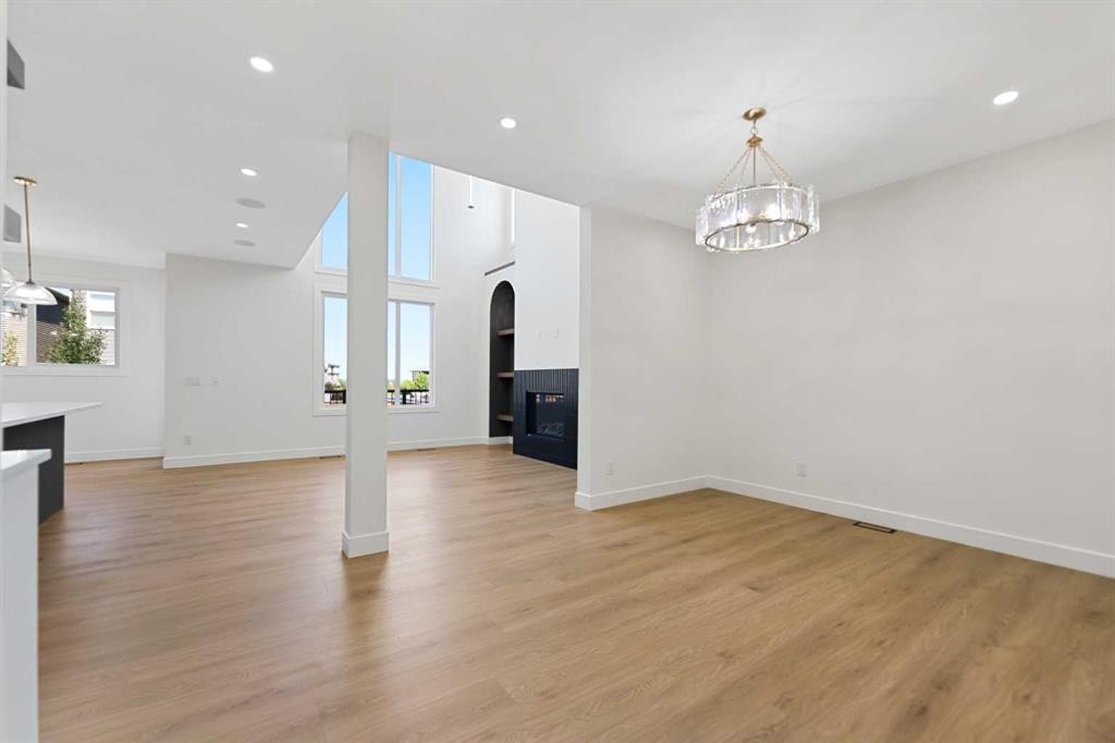 59 Walcrest View Se, Calgary, AB - Indoor Photo Showing Other Room With Fireplace