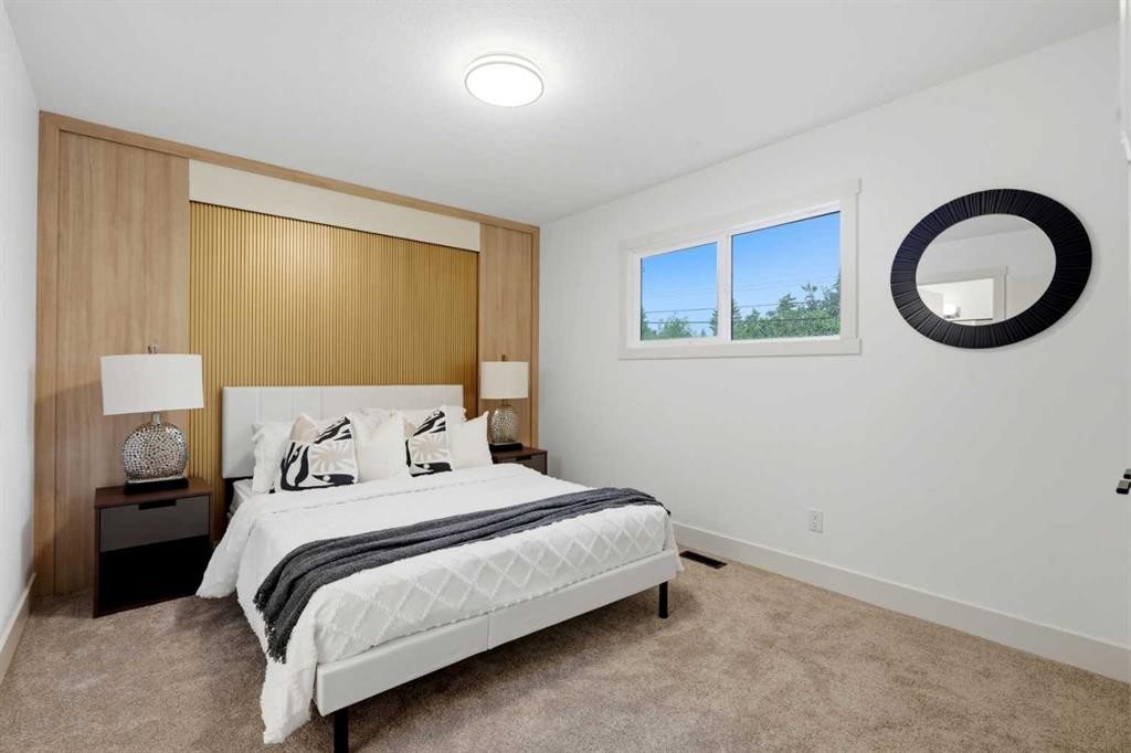 908 Stonehaven Road Sw, Calgary, AB - Indoor Photo Showing Bedroom