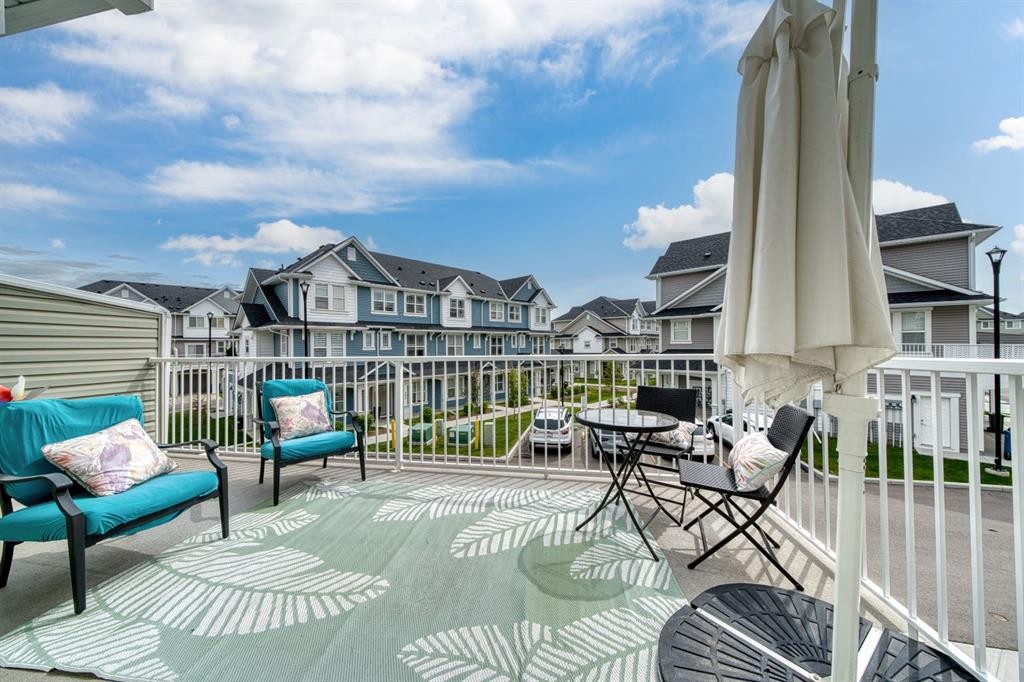 418 Copperstone Manor Se, Calgary, AB - Outdoor With Deck Patio Veranda With Exterior