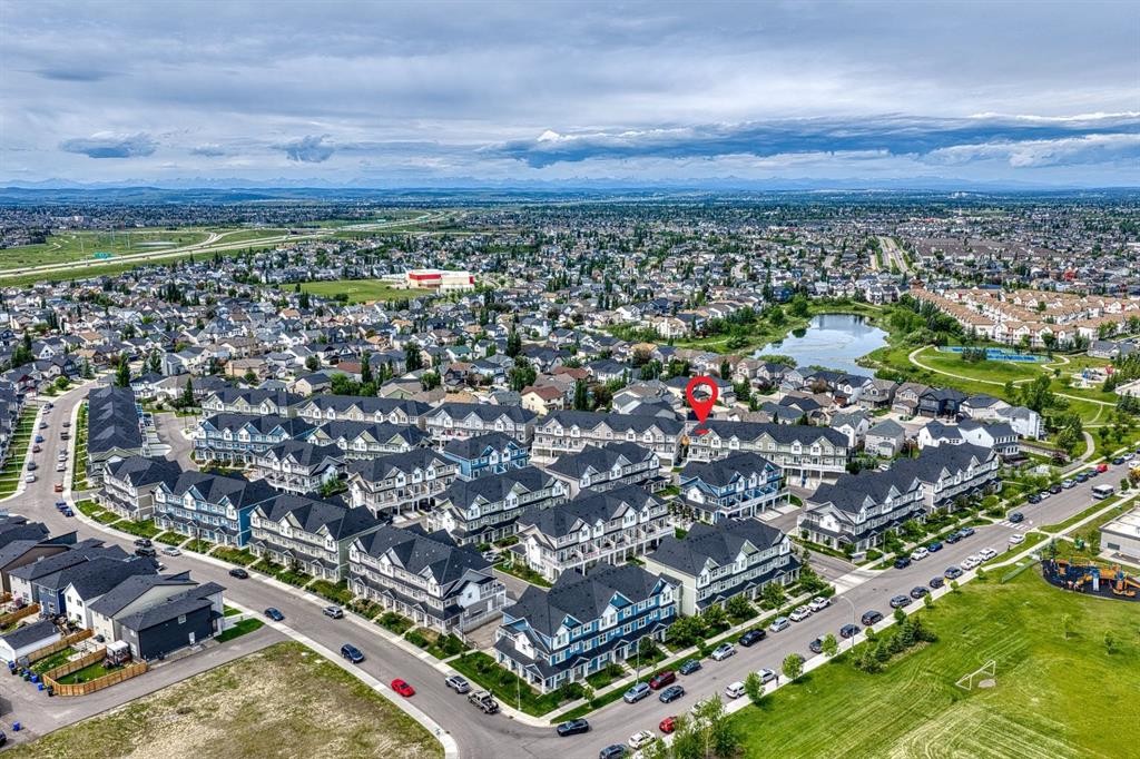 418 Copperstone Manor Se, Calgary, AB - Outdoor With View